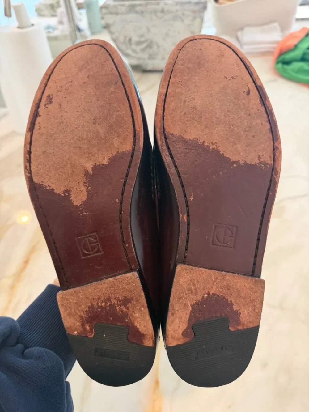 Cole Haan Pinch Penny Loafers | Burgundy Leather | Size 9 D